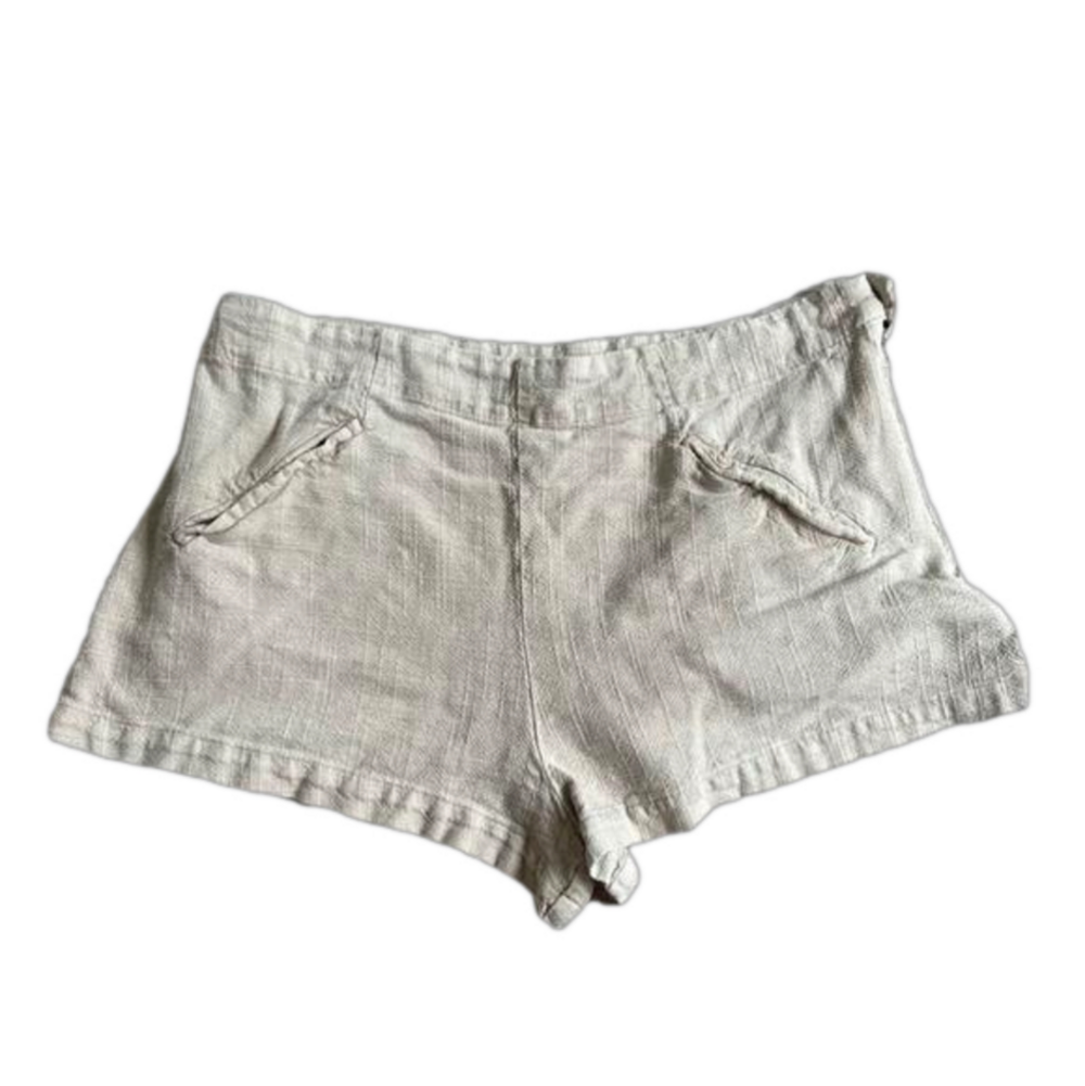 Women's Free People linen Shorts Size 10 Beige